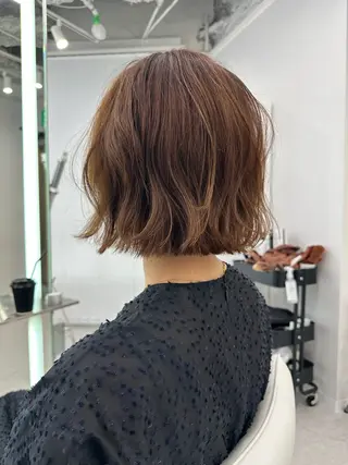 ショート パーマ サトウ ケンシンのヘアスタイル