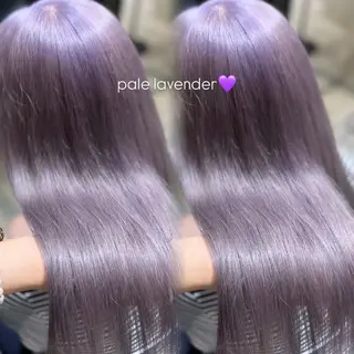 ロング ハイトーン/ミルク ティー🤍reinaのヘアスタイル