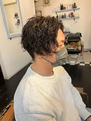 パーマ メンズ bijou chiharuのヘアスタイル