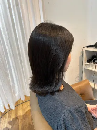 ミディアム 8.9月カットモデル ✨募集中✨河本玲奈のヘアスタイル