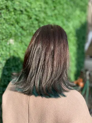 セミロング カラー 清澄白河⭐️髪質改善 土屋のヘアスタイル