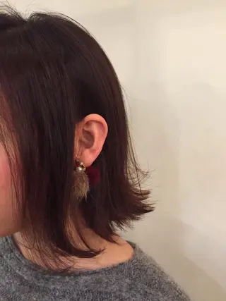 ミディアム カラー conne& ririのヘアスタイル