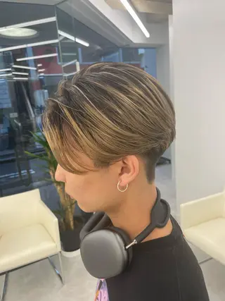 ショート カラー ヘアアレンジ メンズ 【Sweep】おじま のぞみのヘアスタイル