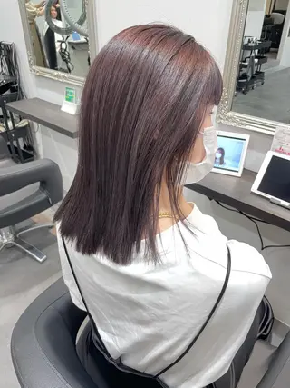 ミディアム カラー ヘアアレンジ 小倉 愛里のヘアスタイル