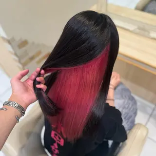 ロング ハイトーンカラー 髪質改善カラーノトのヘアスタイル