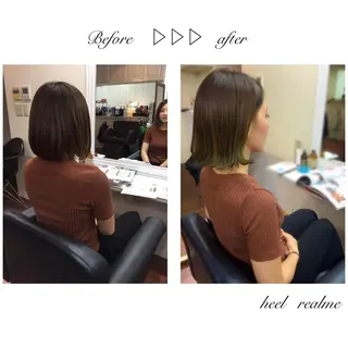 ショート ミディアム セミロング カラー パーマ ヘアアレンジ 成松 勇治のヘアスタイル