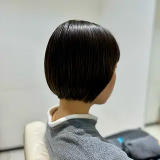 ショート YASU🍎CUT 赤系カラー/ヘアケアのヘアスタイル