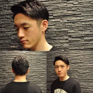 ショート メンズ 練習用 坂場のヘアスタイル