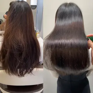 ロング カラー 🌈本物の髪質改善 森田涼平のヘアスタイル