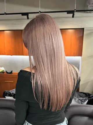 ロング カラー nico TOKYO 渋谷所属・ブリーチ　ハイトーン 特化🌈フジタハルキのヘアスタイル