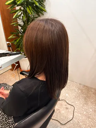 ミディアム カラー fifth / 山下 和輝 海外風スタイルのヘアスタイル