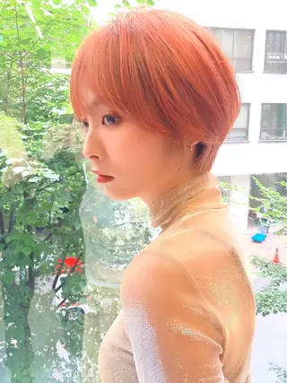 ショート カラー Misora/ボブ/ レイヤー/艶カラーのヘアスタイル