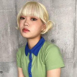 ロング カラー SHURI❤️🔥 中/韓mix ♡のヘアスタイル