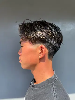 ショート メンズ FADE&LINE登戸店所属・🔥メンズ専門 美容師🔥 柳澤陵心のヘアスタイル