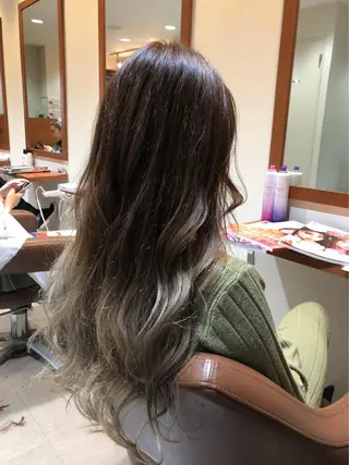ロング カラー 萩原 凌✄のヘアスタイル