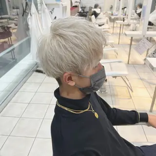 ショート カラー メンズ センターパート職人 店長/TSUBASAのヘアスタイル