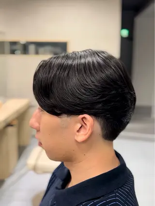 ショート パーマ メンズ 🔮メンズ縮毛矯正 毛流れパーマ💎竹永のヘアスタイル