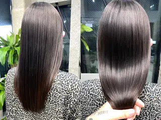 ミディアム カラー パーマ OVER→三軒茶屋 /縮毛矯正・髪質改善のヘアスタイル