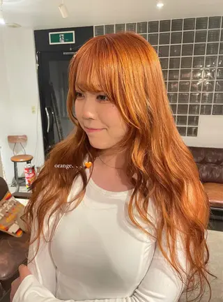 ロング カラー MARIO HAIR DESIGN所属・艶カラー/カット 🌒Ameriのヘアスタイル