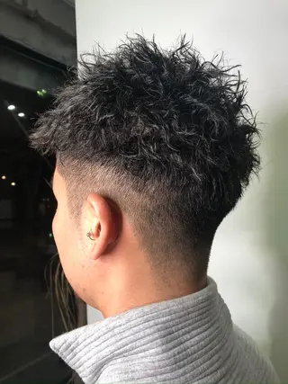パーマ メンズ 山下 皐介のヘアスタイル