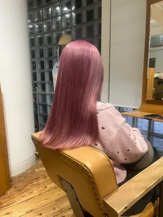 ロング カラー カット/パーマモデル 募集🩵　yukaのヘアスタイル