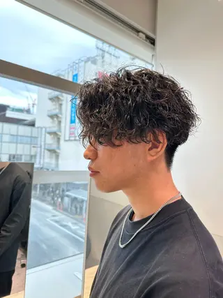 ショート パーマ メンズ メンズ専門 Stylist吉川のヘアスタイル