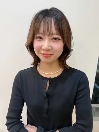 ミディアム 可愛くなりたい人だけ 来てください！藤澤志のヘアスタイル