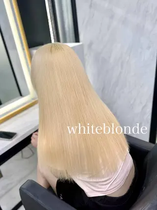セミロング カラー エクステ🩵ブリーチ 韓国ヘア🩵KAEのヘアスタイル