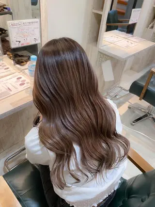 ロング カラー ヘアアレンジ 🎀透明感カラー🎀 Suzuka♡のヘアスタイル