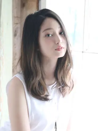 ショート ミディアム セミロング ロング カラー パーマ ヘアアレンジ キッズ ネイル まつエク アンブレラカラー💫 フェイスフレーミングのヘアスタイル