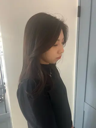 セミロング カラー Mirror'所属・ショート/韓国ヘア 押本恵一のヘアスタイル