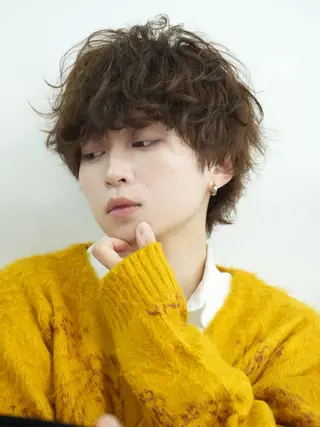 ショート パーマ メンズ 11.12月限定割引 fifth前比嘉💥のヘアスタイル