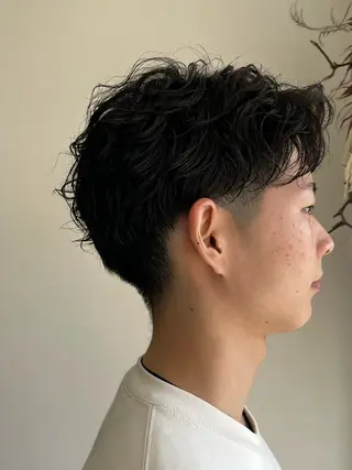 ショート パーマ メンズ NEXT for hair所属・【ロングモデル募集】 宮本祥汰🐺のヘアスタイル