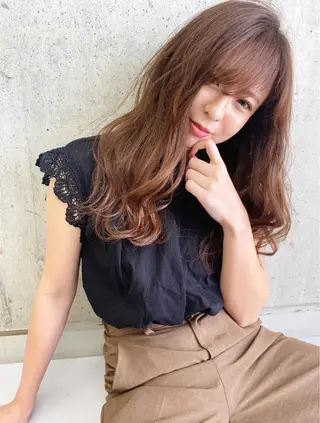 ロング カラー 韓国ヘア特化型美容師 カワノマイ🇰🇷のヘアスタイル