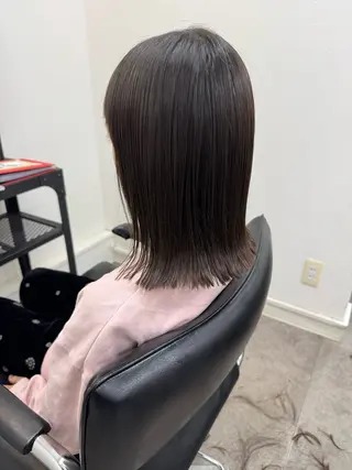 ミディアム 近藤 愛理のヘアスタイル