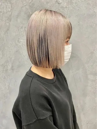 ショート LUVISM長岡 ボブ/三浦めい🌟のヘアスタイル