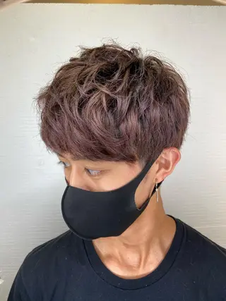 ミディアム メンズ 柳澤 和也のヘアスタイル