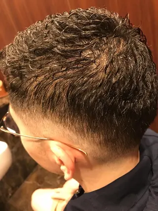 ショート パーマ メンズ ヒロ銀座 無料急募‼️小野のヘアスタイル