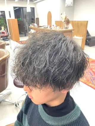 ショート 慎太朗メンズパーマ/ フェザー/スパイキーのヘアスタイル