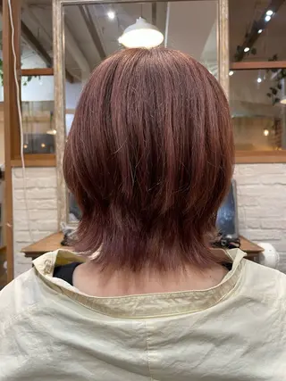 ミディアム カラー 🦴🐶 haruka🐶🦴のヘアスタイル