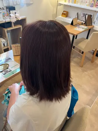 ミディアム カラー 沖元 統弥のヘアスタイル