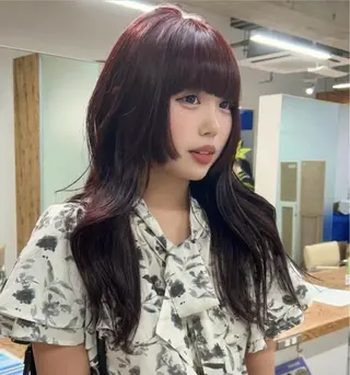 ロング moon/髪質改善/ ブリーチ/レイヤー☪のヘアスタイル