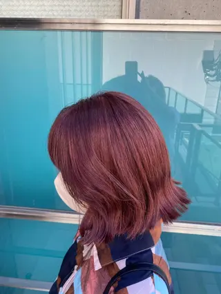 ミディアム 花見 亜沙美のヘアスタイル