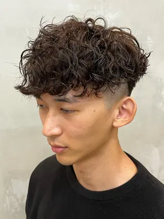 ショート パーマ メンズ fifth / 山下 和輝 海外風スタイルのヘアスタイル
