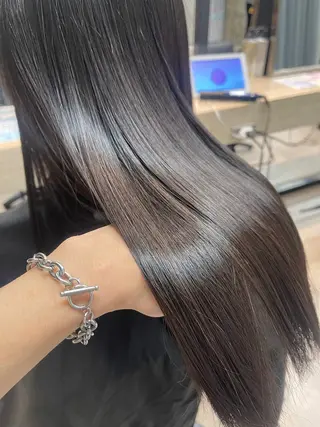 ロング 中村 卓也のヘアスタイル