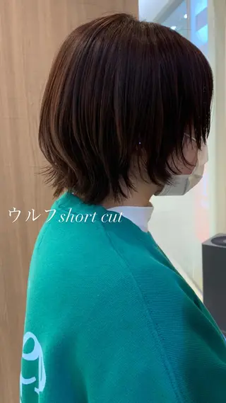 ショート カラー 似合わせカラー/艶 髪質改善/ヨシザキのヘアスタイル