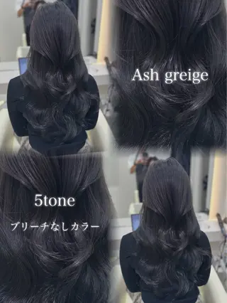 カラー 似合わせレイヤー🪽 グレージュ🪽のあのヘアスタイル