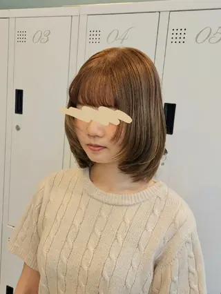 ミディアム カラー ミク🇰🇷 /Agu hairのヘアスタイル