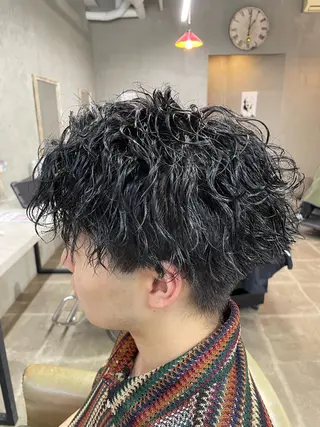 パーマ メンズ NEOSALON Blast所属・デザイン/美髪カラー 艶職人/福井SHUNのヘアスタイル