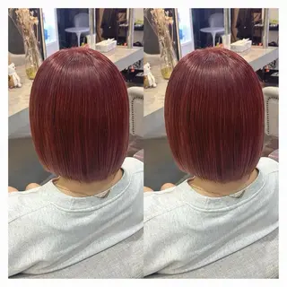 ミディアム カラー 🖤kana/艶髪/ 韓国風カラー🖤のヘアスタイル